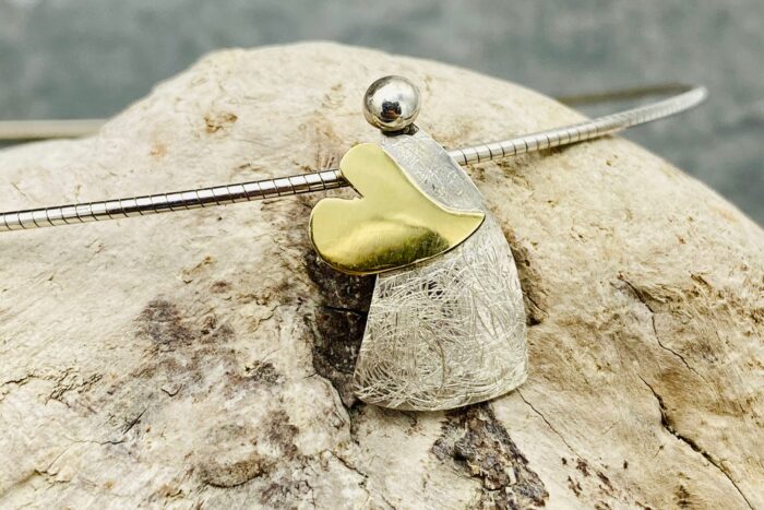 Engel Glücksbringer Herz Silber 925 Gold 585 7_Goldschmiede-Biedermann